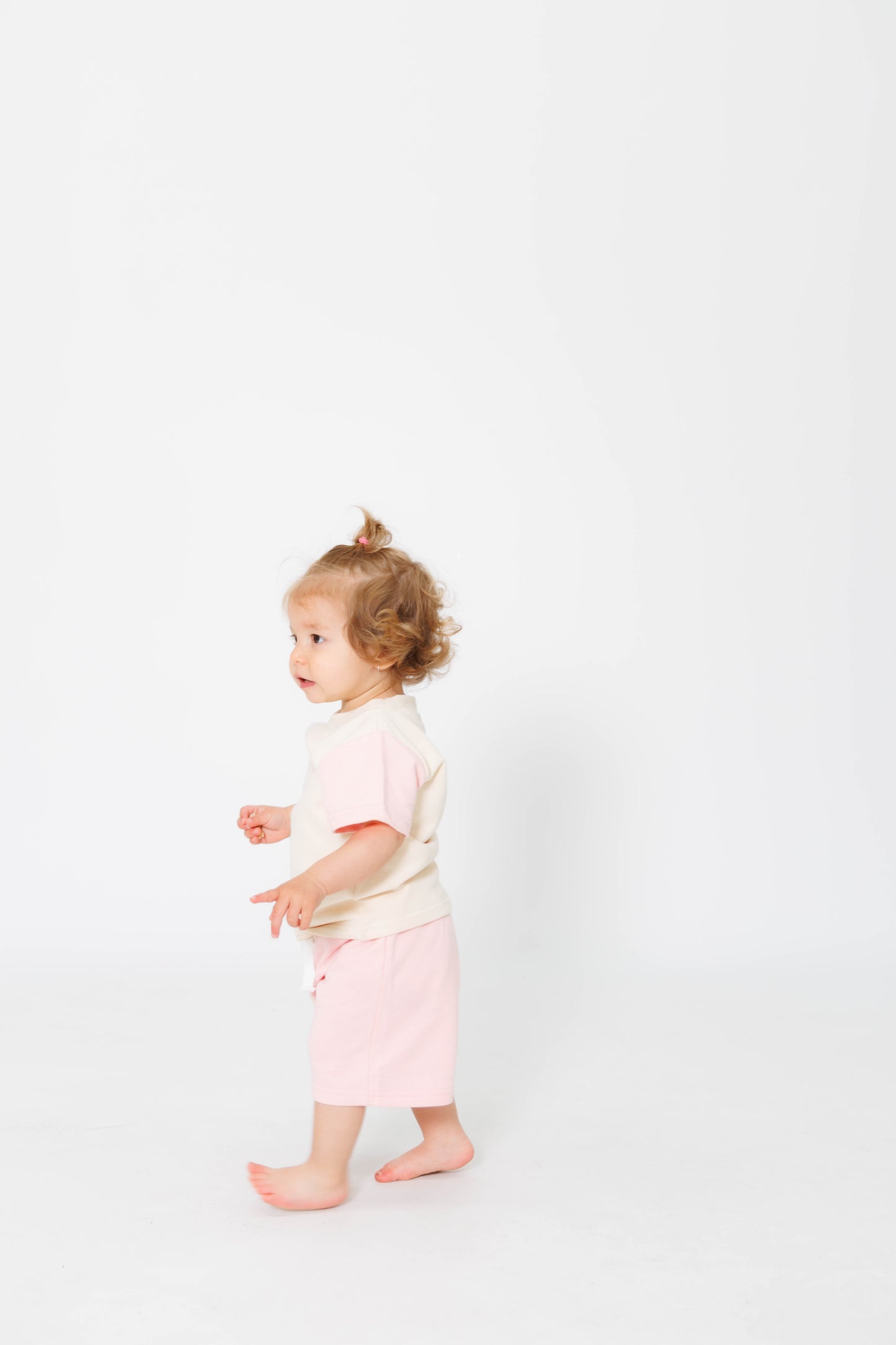 Essentials T-Shirt Set - Blush