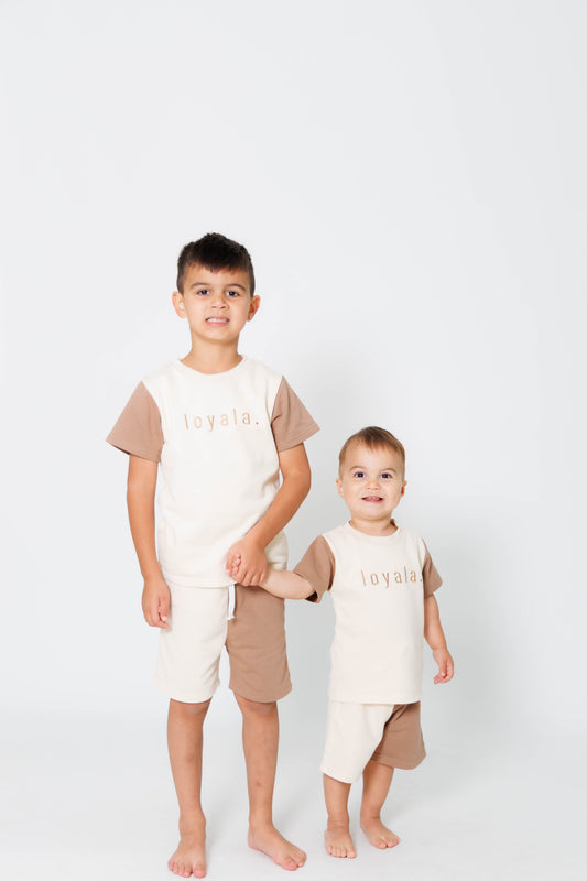 Essentials T-Shirt Set - Chocolate